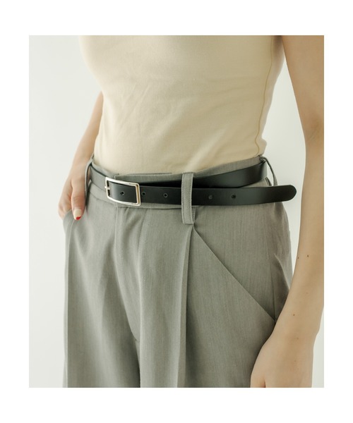 mystic(ミスティック)の「レザーベルト(ベルト・レディース・ブラック/ブラウン・ONE SIZE)」の2枚目の写真