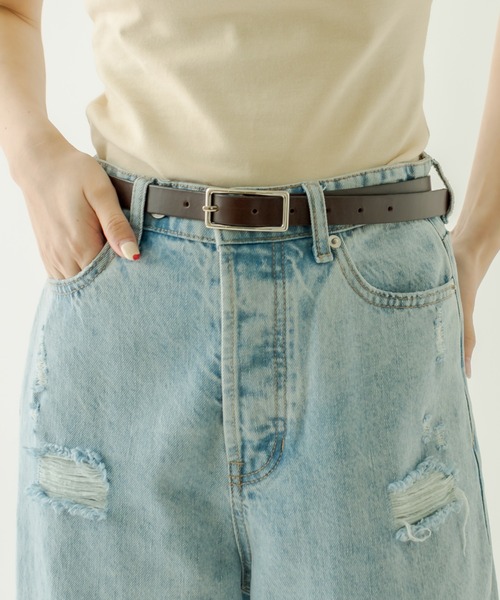 mystic(ミスティック)の「レザーベルト(ベルト・レディース・ブラック/ブラウン・ONE SIZE)」の3枚目の写真