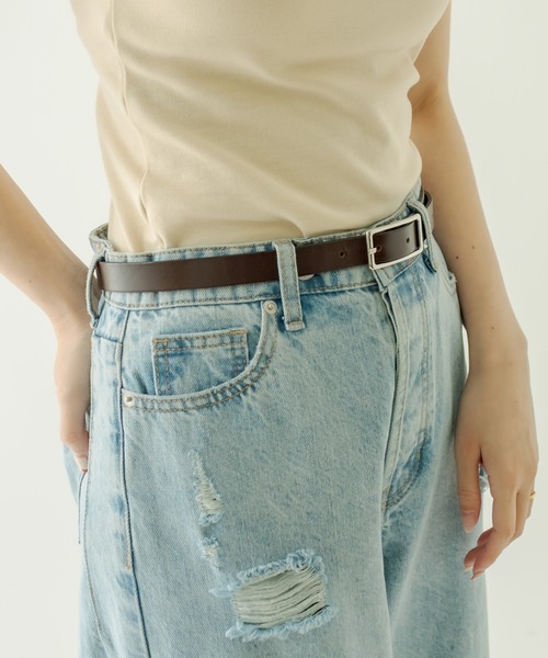 mystic(ミスティック)の「レザーベルト(ベルト・レディース・ブラック/ブラウン・ONE SIZE)」の4枚目の写真