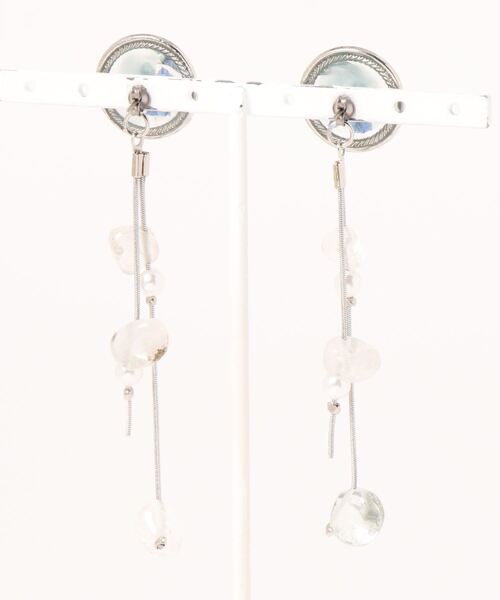 tone（トーン）の「【myuu】Natural stone rain(MA)（ピアス（両耳用）・レディース・ブルー系その他・FREE）」の2枚目の写真