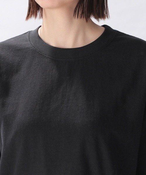 niko and...(ニコアンド)の「COLORマイスターTシャツ(Tシャツ/カットソー・レディース・オフホワイト/ブルー/オレンジ/ブラック/ライトグレー/チャコール/アイボリー/グリーン/スカイブルー/ピンク/セージグリーン/イエロー・MEDIUM/LARGE)」の14枚目の写真