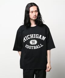 SITRY | wide silhouette football T-shirt/ワイドシルエット フットボール Tシャツ(Tシャツ/カットソー)