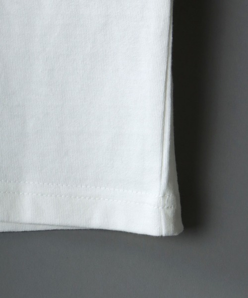 SITRY（シトリー）の「wide silhouette football T-shirt/ワイドシルエット フットボール Tシャツ（Tシャツ/カットソー・メンズ・オフホワイト/アッシュグレー/ブラック/オレンジ/グリーン/ネイビー・M/L）」の18枚目の写真