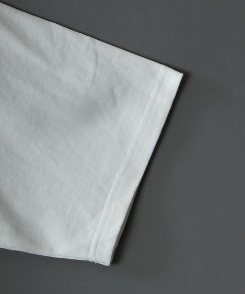 SITRY（シトリー）の「wide silhouette football T-shirt/ワイドシルエット フットボール Tシャツ（Tシャツ/カットソー・メンズ・オフホワイト/アッシュグレー/ブラック/オレンジ/グリーン/ネイビー・M/L）」の17枚目の写真