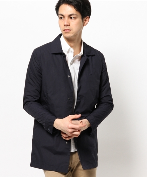 OUTLET（アウトレット）の「【WHO'S WHO gallery】BY2WAYステンカラー（ステンカラーコート・メンズ・ブラック/ブルー/ネイビー・SMALL/LARGE/MEDIUM）」の2枚目の写真