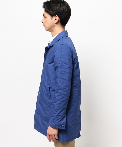 OUTLET（アウトレット）の「【WHO'S WHO gallery】BY2WAYステンカラー（ステンカラーコート・メンズ・ブラック/ブルー/ネイビー・SMALL/LARGE/MEDIUM）」の5枚目の写真