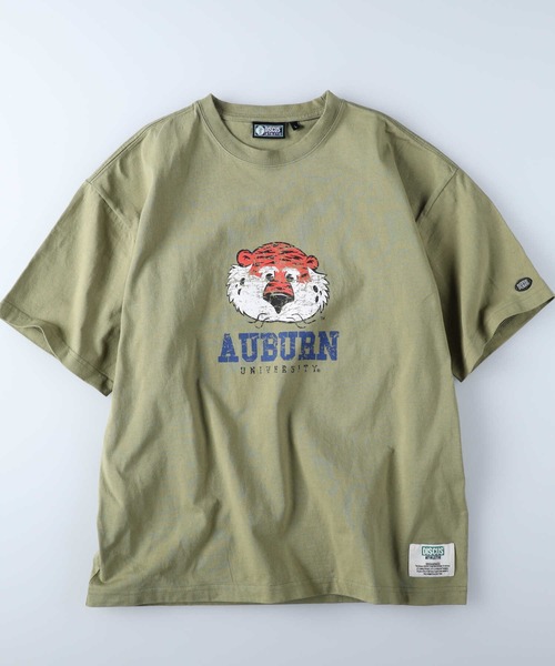 Right-on（ライトオン）の「オーバーンＵ半袖Ｔシャツ（Tシャツ/カットソー・レディース・ホワイト/グリーン・M/L）」の8枚目の写真