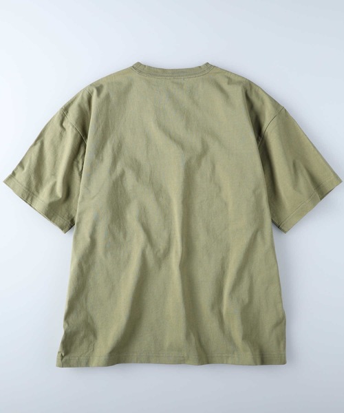 Right-on（ライトオン）の「オーバーンＵ半袖Ｔシャツ（Tシャツ/カットソー・レディース・ホワイト/グリーン・M/L）」の9枚目の写真