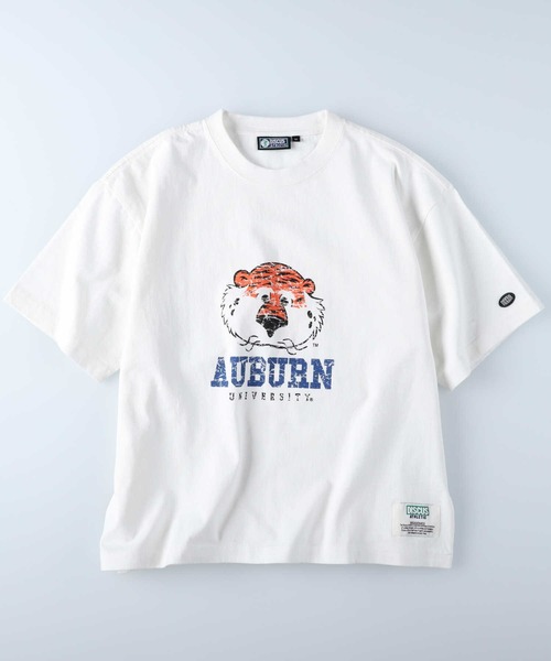 Right-on（ライトオン）の「オーバーンＵ半袖Ｔシャツ（Tシャツ/カットソー・レディース・ホワイト/グリーン・M/L）」の15枚目の写真