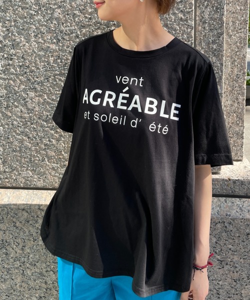 BEARDSLEY（ビアズリー）の「ロゴプリントTシャツ（Tシャツ/カットソー