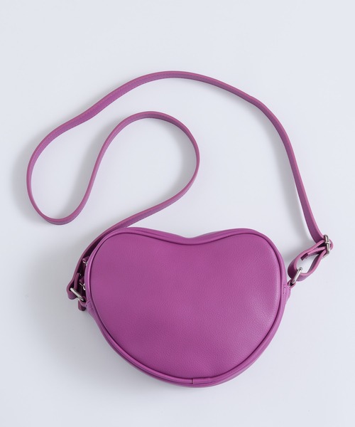 J1U by LA BELLE ETUDE（ジユウバイラベルエチュード）の「【Casselini】ハートビーンズバッグ（ショルダーバッグ・レディース・パープル・FREE）」の9枚目の写真