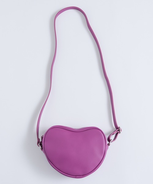 J1U by LA BELLE ETUDE（ジユウバイラベルエチュード）の「【Casselini】ハートビーンズバッグ（ショルダーバッグ・レディース・パープル・FREE）」の8枚目の写真