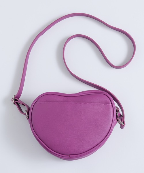 J1U by LA BELLE ETUDE（ジユウバイラベルエチュード）の「【Casselini】ハートビーンズバッグ（ショルダーバッグ・レディース・パープル・FREE）」の10枚目の写真