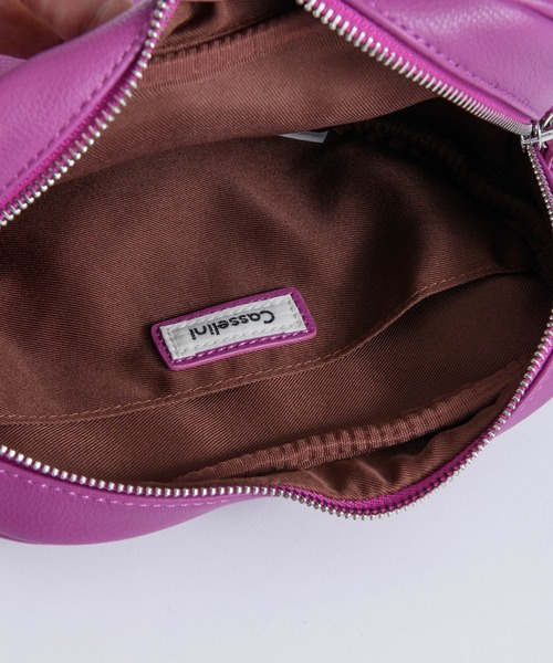 J1U by LA BELLE ETUDE（ジユウバイラベルエチュード）の「【Casselini】ハートビーンズバッグ（ショルダーバッグ・レディース・パープル・FREE）」の15枚目の写真