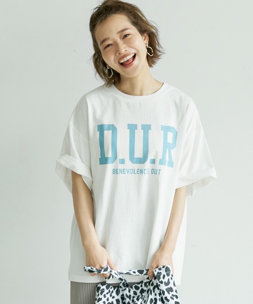 coca（coca）（コカ）の「ロゴT（Tシャツ/カットソー・レディース・A/B/C/D・M/L）」の3枚目の写真