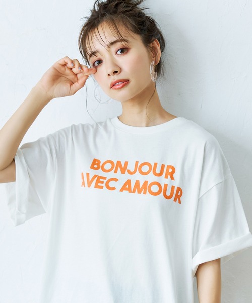 coca（coca）（コカ）の「ロゴT（Tシャツ/カットソー・レディース・A/B/C/D・M/L）」の4枚目の写真