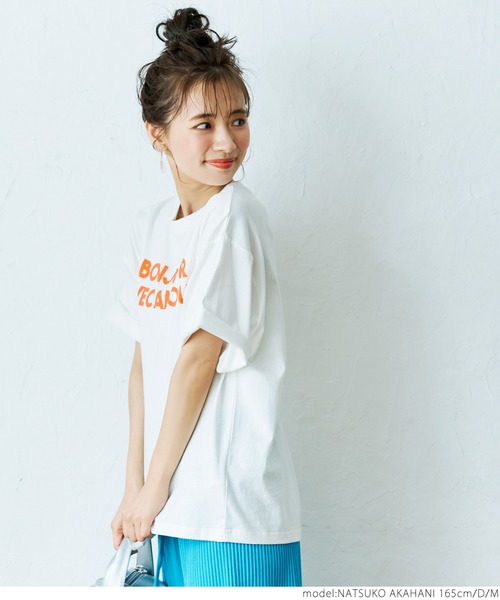 coca（coca）（コカ）の「ロゴT（Tシャツ/カットソー・レディース・A/B/C/D・M/L）」の10枚目の写真