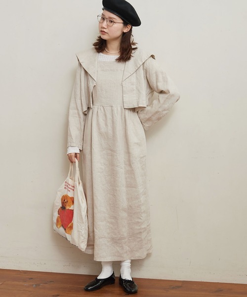 fig London（フィグロンドン）の「BOY LINEN OP（ワンピース
