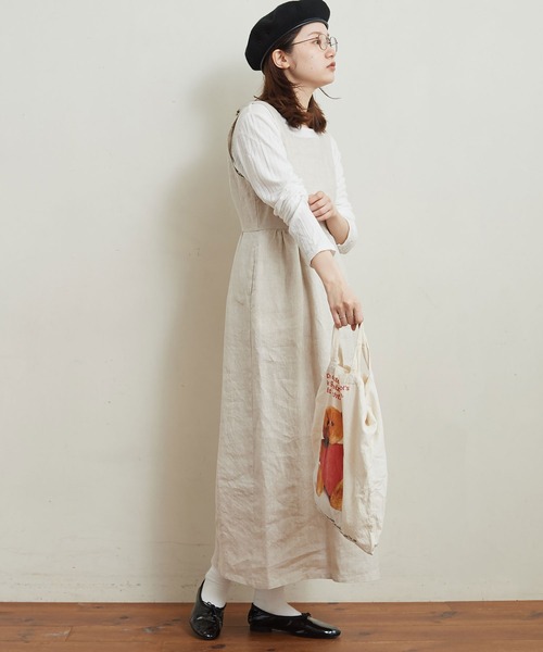 fig London（フィグロンドン）の「BOY LINEN OP（ワンピース