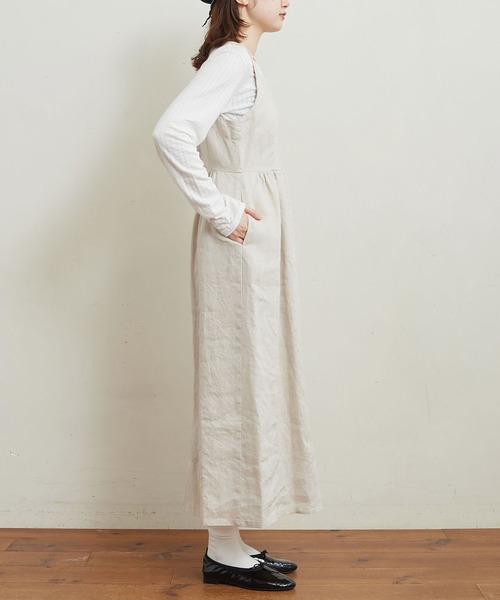 fig London（フィグロンドン）の「BOY LINEN OP（ワンピース