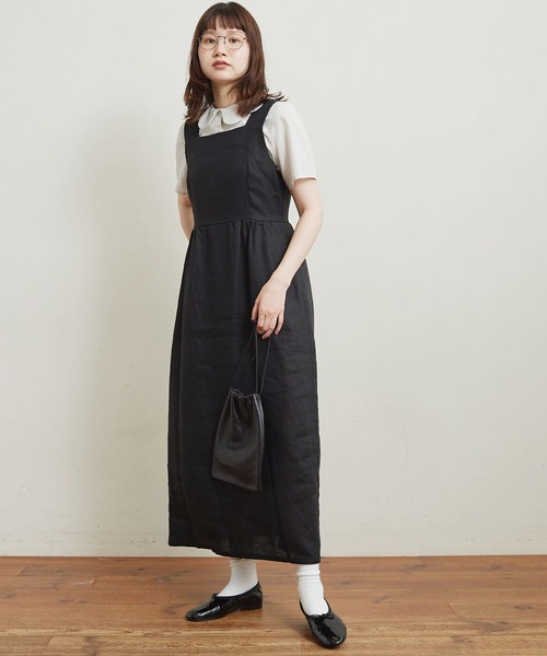 フィグロンドン　ワンピース fig London（フィグロンドン）の「BOY LINEN OP（ワンピース）」 - WEAR