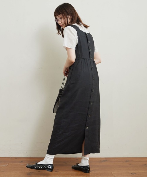 fig London（フィグロンドン）の「BOY LINEN OP（ワンピース