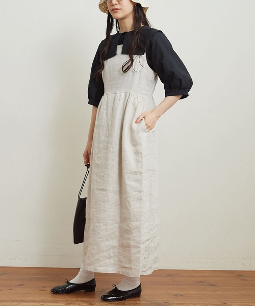 ワンピース fig london holiday LINEN dress Women's Getaway Dresses & Skirts – Gorsuch