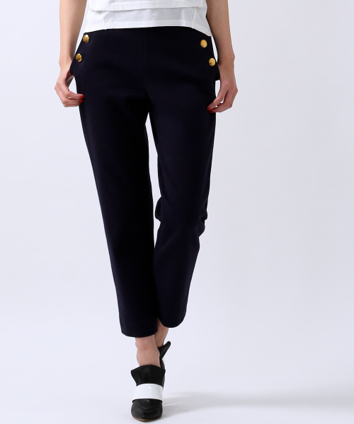 5351POUR LES HOMMES ET LES FEMMES　（ゴーサンゴーイチプールオムエラファム）の「ポンチセーラーパンツ（その他パンツ・レディース・ホワイト/ネイビー/ブラック・1/2）」の3枚目の写真