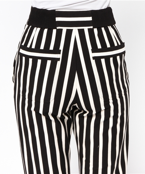 5351POUR LES HOMMES ET LES FEMMES　（ゴーサンゴーイチプールオムエラファム）の「ポンチセーラーパンツ（その他パンツ・レディース・ホワイト/ネイビー/ブラック・1/2）」の8枚目の写真