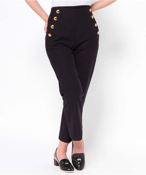 5351POUR LES HOMMES ET LES FEMMES　（ゴーサンゴーイチプールオムエラファム）の「ポンチセーラーパンツ（その他パンツ・レディース・ホワイト/ネイビー/ブラック・1/2）」の15枚目の写真