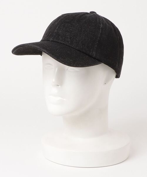 newhattan（ニューハッタン）の「『newhattan』Baseball Low Cap-denim【W】【it】【FE】（キャップ・レディース・ライトブルー/ブラック/ダークブルー/ダークブラック・FREE）」の6枚目の写真