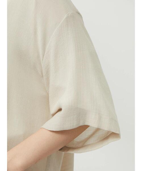 Green　Parks（グリーンパークス）の「開衿デザインシャツ（シャツ/ブラウス・レディース・ブラウン/イエロー/ライトベージュ/ブルー系その他7・FREE）」の11枚目の写真