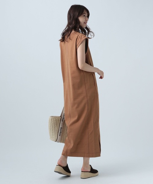 BAYFLOW（ベイフロー）の「ノースリカットワンピース（ワンピース・レディース・ホワイト/ブラック/ブラウン/グリーン・FREE）」の22枚目の写真