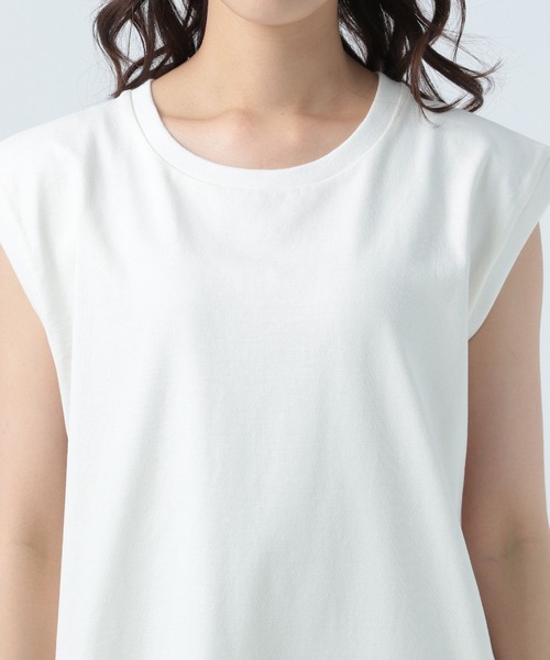 BAYFLOW（ベイフロー）の「ノースリカットワンピース（ワンピース・レディース・ホワイト/ブラック/ブラウン/グリーン・FREE）」の9枚目の写真