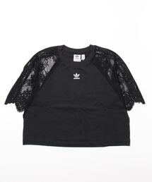 adidas アディダス W TEE(lace) ショートスリーブ HC4572 ABC-MART限定 *BLACK