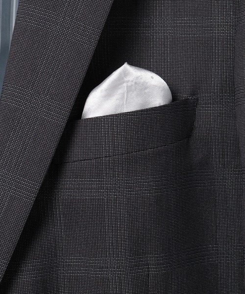 CROWDED CLOSET（クラウデッドクローゼット）の「NARROW TWブライトチェック柄スーツ/別売りベストあり/2ピースビジネスセットアップスーツ（スーツセット・メンズ・ネイビー/グレー・01/02/03/04）」の17枚目の写真