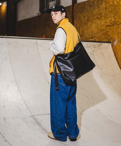 WEGO（ウィゴー）の「WEGO/2WAYビッグワンショルダーバッグ（ショルダーバッグ・レディース・ブルー/オリーブ/ライトグレー/その他1/その他2/その他3・FREE）」の10枚目の写真