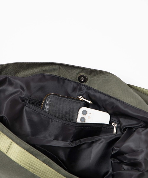 WEGO（ウィゴー）の「WEGO/2WAYビッグワンショルダーバッグ（ショルダーバッグ・レディース・ブルー/オリーブ/ライトグレー/その他1/その他2/その他3・FREE）」の20枚目の写真