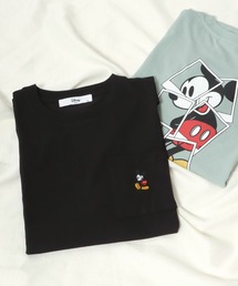 Disney（ディズニー）の「Disney（ディズニー）ミッキーマウスキャラクタープリントTシャツ（Tシャツ/カットソー・メンズ）」