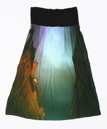 agnes b. NQ97 JUPE アニエスベー 転写プリントスカート agnes b. NQ97 JUPE アニエスベー 転写プリントスカート - メルカリ