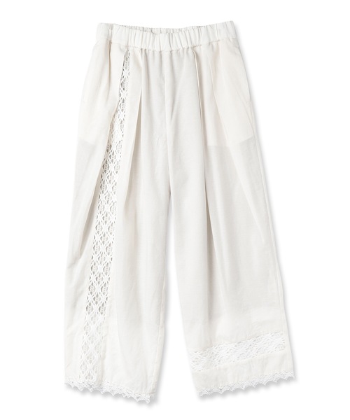 mudoca(ムドカ)の「【紙の上 めくるめく】タックギャザーパンツ(その他パンツ・レディース・ブラック/クリーム・FREE)」の13枚目の写真