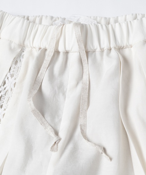 mudoca(ムドカ)の「【紙の上 めくるめく】タックギャザーパンツ(その他パンツ・レディース・ブラック/クリーム・FREE)」の9枚目の写真