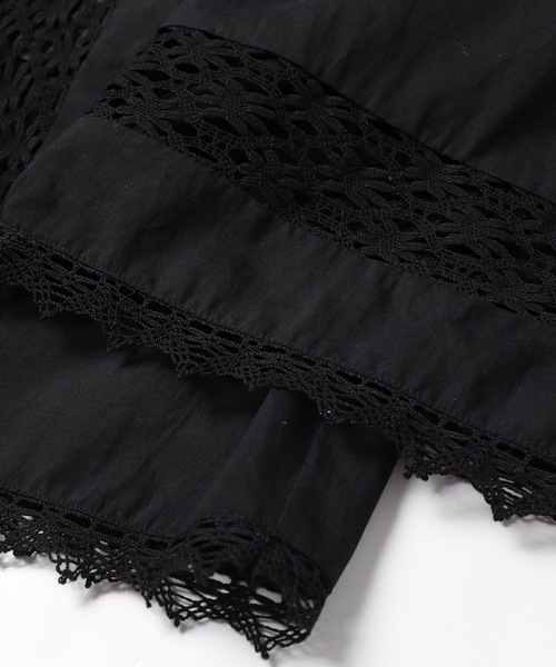 mudoca(ムドカ)の「【紙の上 めくるめく】タックギャザーパンツ(その他パンツ・レディース・ブラック/クリーム・FREE)」の8枚目の写真