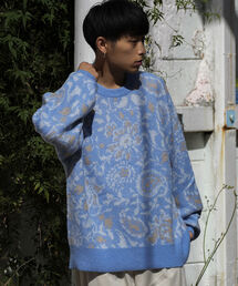 BeAMS DOT | 【WEB限定】BeAMS DOT / ペイズリー柄 プルオーバーニット(ニット/セーター)