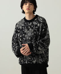BeAMS DOT | 【WEB限定】BeAMS DOT / ペイズリー柄 プルオーバーニット(ニット/セーター)