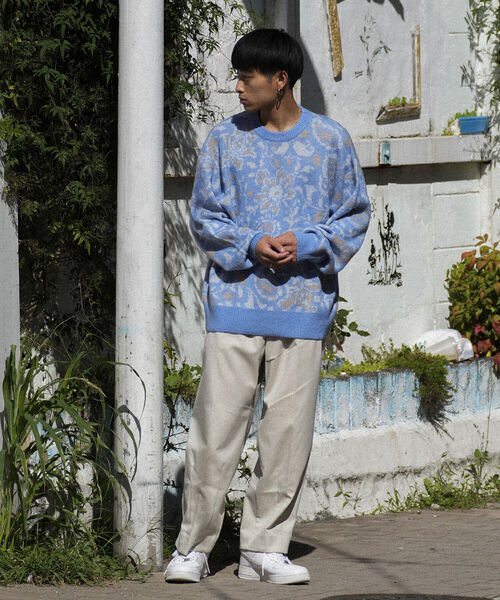 BeAMS DOT（ビームスドット）の「【WEB限定】BeAMS DOT / ペイズリー柄 プルオーバーニット（ニット/セーター・メンズ・ブルー系その他/ブラック・LARGE/MEDIUM）」の17枚目の写真