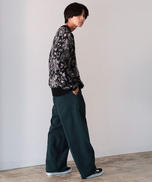 BeAMS DOT（ビームスドット）の「【WEB限定】BeAMS DOT / ペイズリー柄 プルオーバーニット（ニット/セーター・メンズ・ブルー系その他/ブラック・LARGE/MEDIUM）」の7枚目の写真