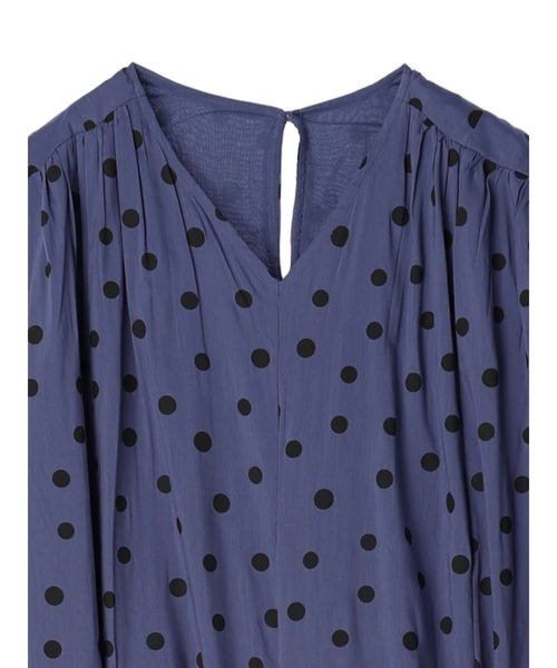 AMERICAN HOLIC（アメリカンホリック）の「Vネックマーメードラインワンピース（ワンピース・レディース・ドット/その他14/ブラック系その他5・M/L）」の14枚目の写真