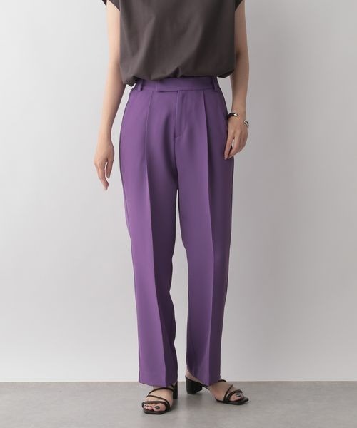 LOWRYS FARM(ローリーズファーム)の「スタイルUPフレアパンツ 356622(スラックス・レディース・ブラック/パープル/レッド/アイボリー/グリーン・SMALL/MEDIUM/LARGE)」の13枚目の写真