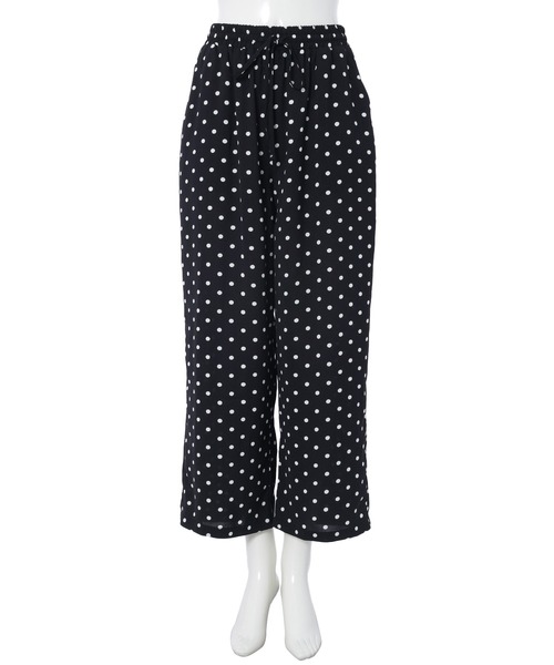 fifth（フィフス）の「ドット柄ドロストルーズパンツ（その他パンツ・レディース・ブラック・M）」の18枚目の写真